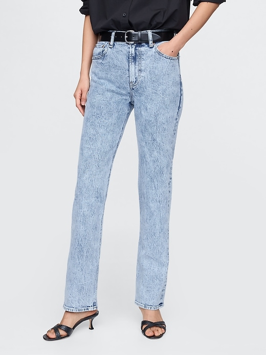 Image number 2 showing, High Rise '90s Straight Jeans