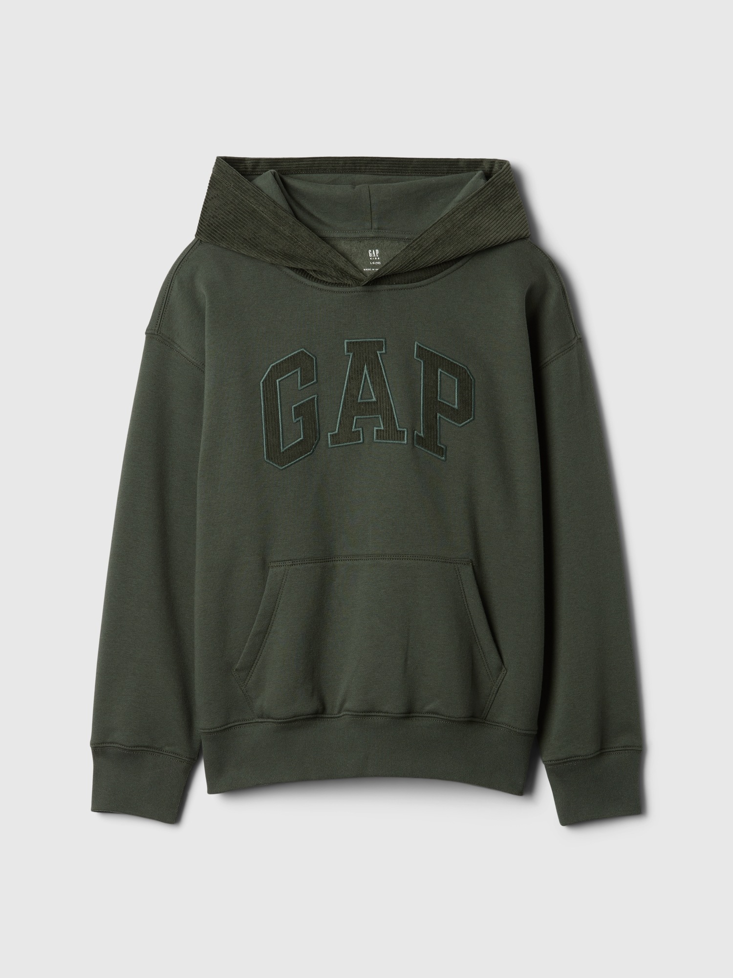 Olive green gap hoodie store