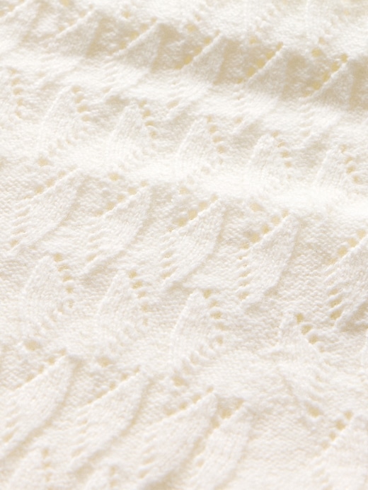 Image number 4 showing, CashSoft Pointelle Mini Sweater Dress