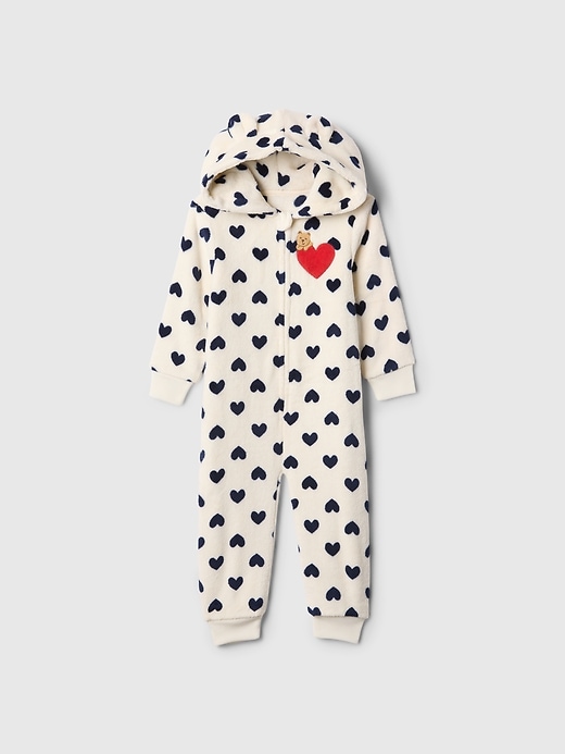 Image number 1 showing, Baby & Toddler Recycled Sherpa Bear One-Piece
