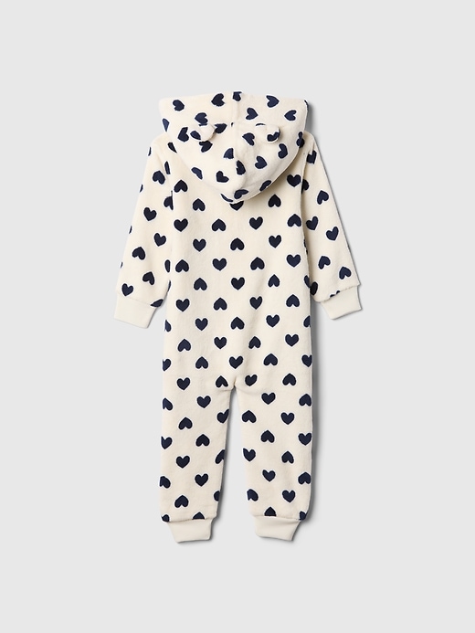 Image number 2 showing, Baby & Toddler Recycled Sherpa Bear One-Piece