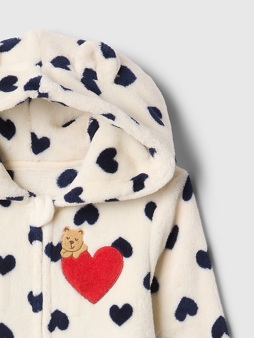 Image number 3 showing, Baby & Toddler Recycled Sherpa Bear One-Piece