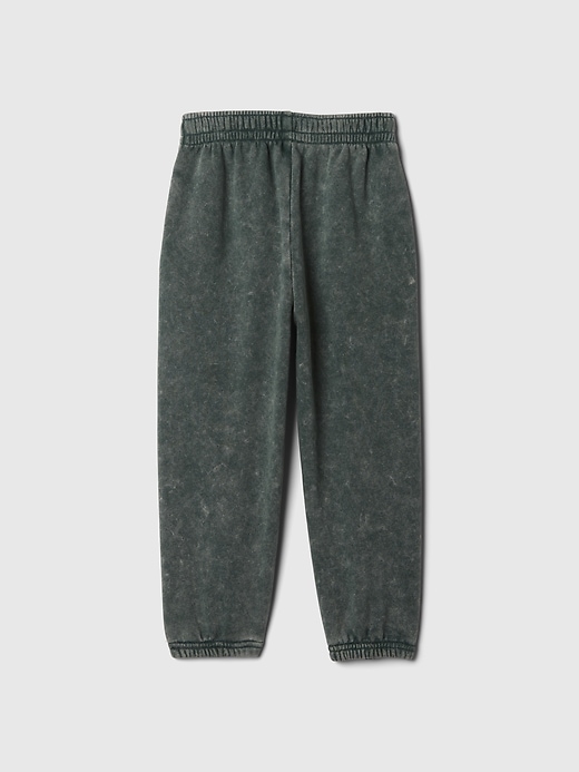 2 of 8 showing, with the color moores green of product Gap × Disney Baby VintageSoft Buzz Lightyear Joggers