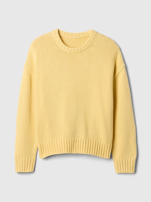 Image number 5 showing, 100% Cotton Relaxed Sweater