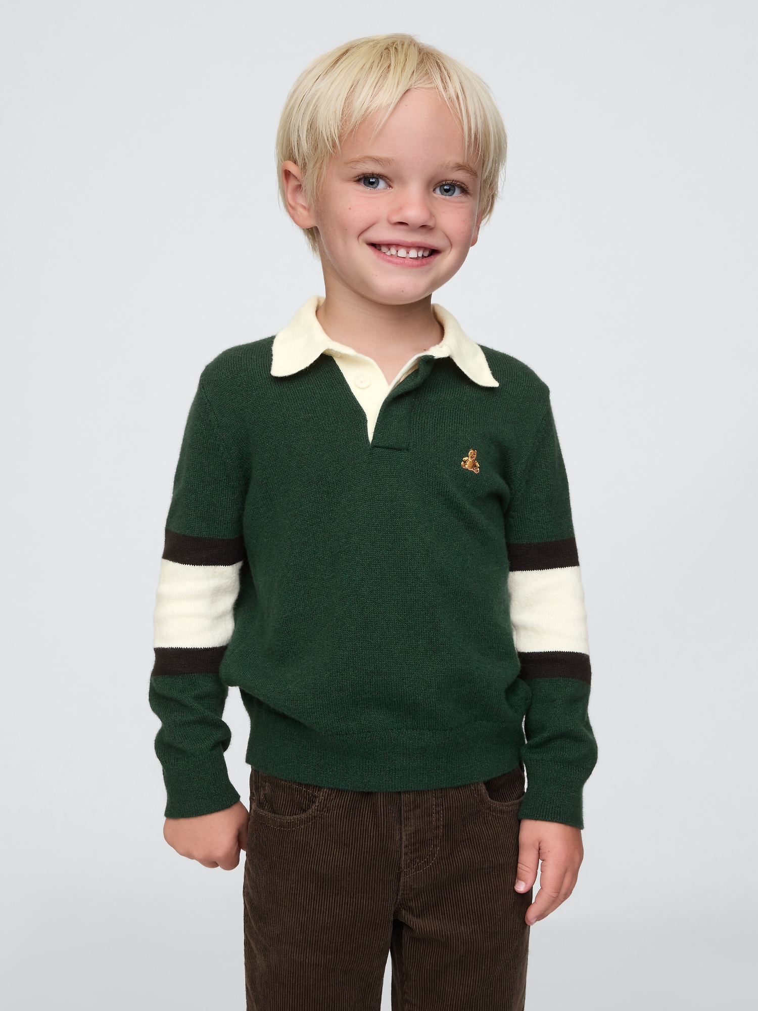 Toddler boy polo sweater hotsell