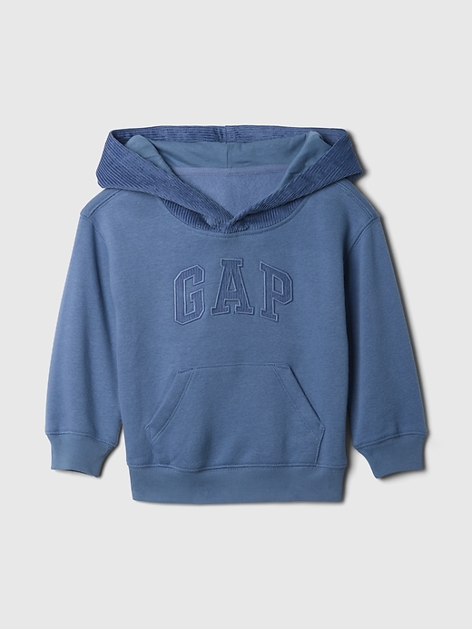 Image number 1 showing, Baby & Toddler VintageSoft Logo Corduroy Hoodie