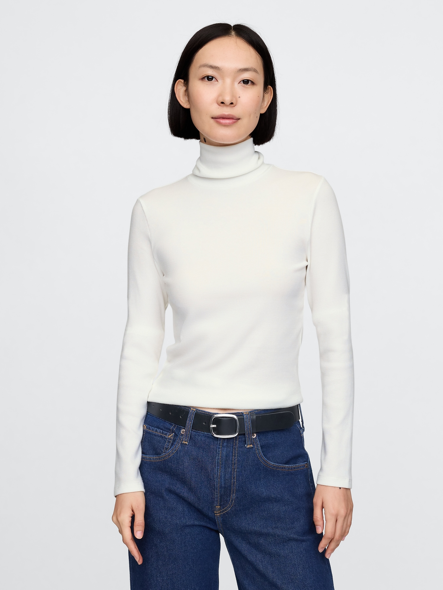 Modern Rib Turtleneck Gap