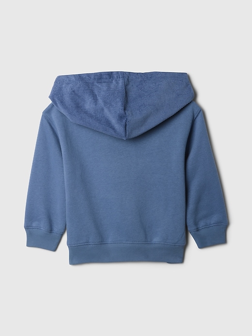 Image number 2 showing, Baby & Toddler VintageSoft Logo Corduroy Hoodie