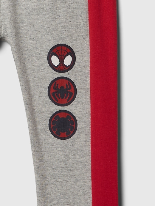 Image number 3 showing, Baby & Toddler Marvel Organic Brushed Cotton Spider-Man PJ Set