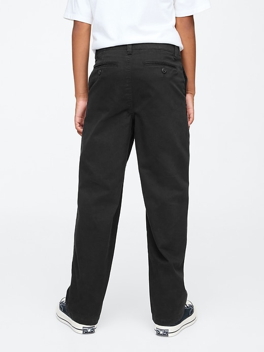 Image number 3 showing, Kids Lined Modern Loose Khakis