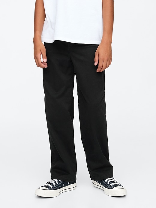 Image number 2 showing, Kids Lined Modern Loose Khakis