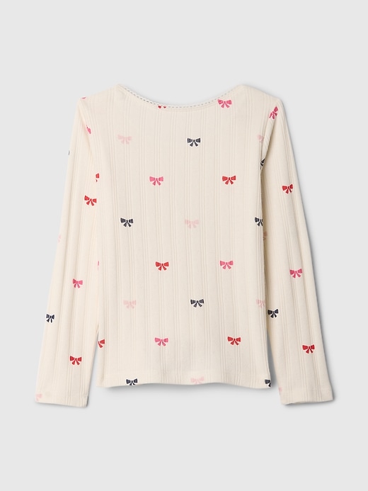 Image number 2 showing, Baby & Toddler Pointelle T-Shirt