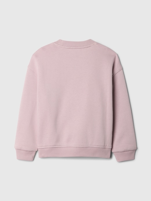 2 of 8 showing, with the color pale plum purple of product Gap × Disney Baby VintageSoft Graphic Sweatshirt