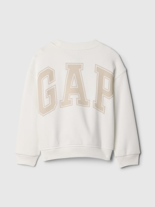2 of 8 showing, with the color new off white of product Gap × Disney Baby VintageSoft Graphic Sweatshirt