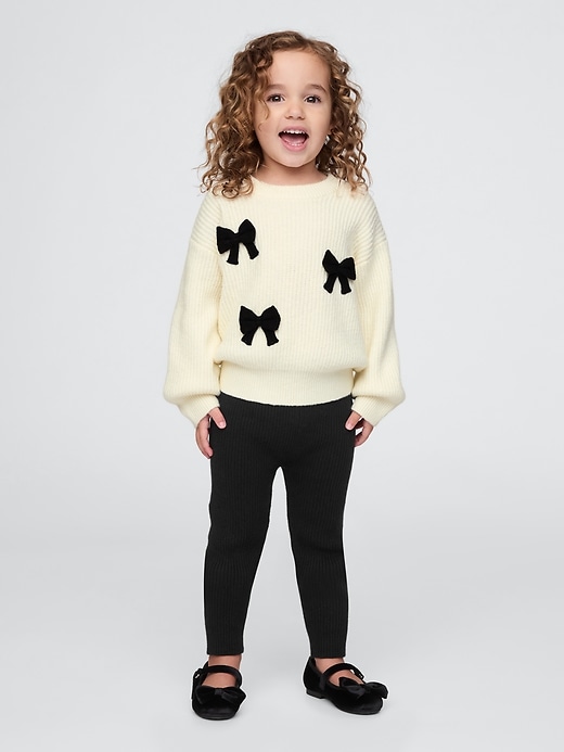 Image number 1 showing, Baby & Toddler CashSoft Rib Sweater Leggings