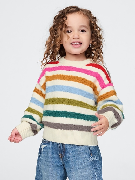 Image number 1 showing, Baby & Toddler CashSoft Cable-Knit Sweater