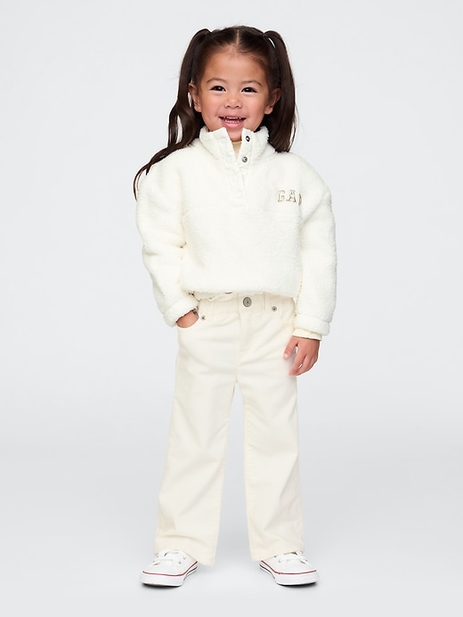 1 of 8 showing, with the color ivory frost of product Baby & Toddler Corduroy Stride Jeans