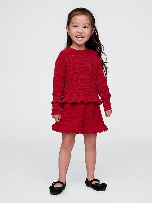 Image number 1 showing, Baby & Toddler Ruffle Sweater Skirt Set