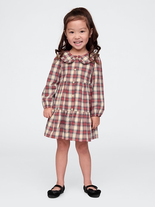 Image number 1 showing, Baby & Toddler Tiered Ruffle Collar Dress