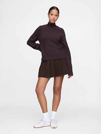 Pleated Mini Skort