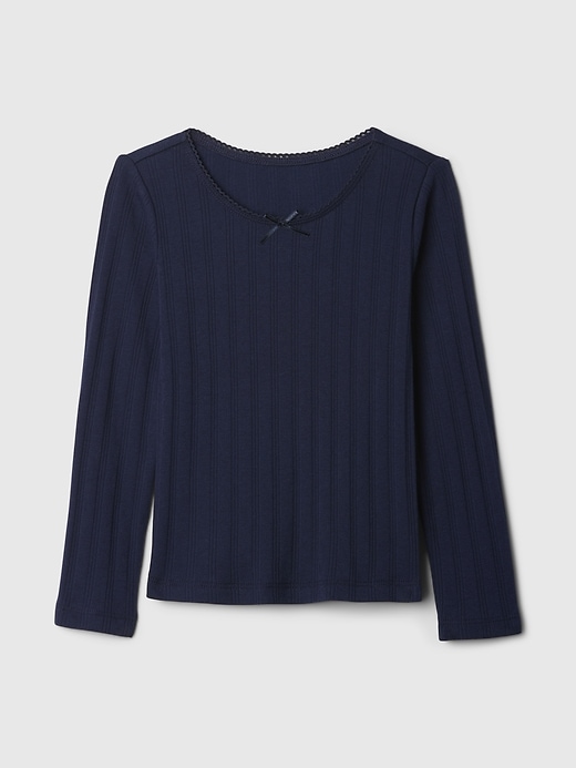 Image number 1 showing, Baby & Toddler Pointelle T-Shirt