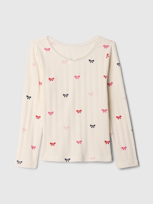 Image number 1 showing, Baby & Toddler Pointelle T-Shirt