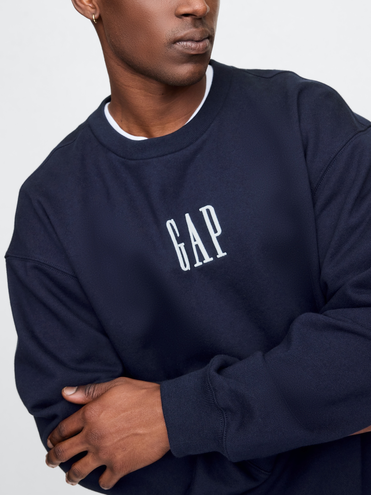 Heavyweight Oversized Logo Sweatshirt | Gap Heavyweight Oversized Logo Sweatshirt | Gap