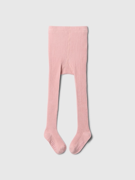 View large product image 1 of 1. Baby Ruffle Rib Tights
