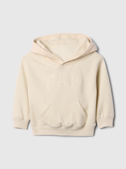 Image number 1 showing, Baby & Toddler VintageSoft Logo Corduroy Hoodie