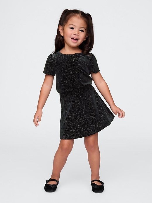 Image number 1 showing, Baby & Toddler Sparkle Velour Outfit Set