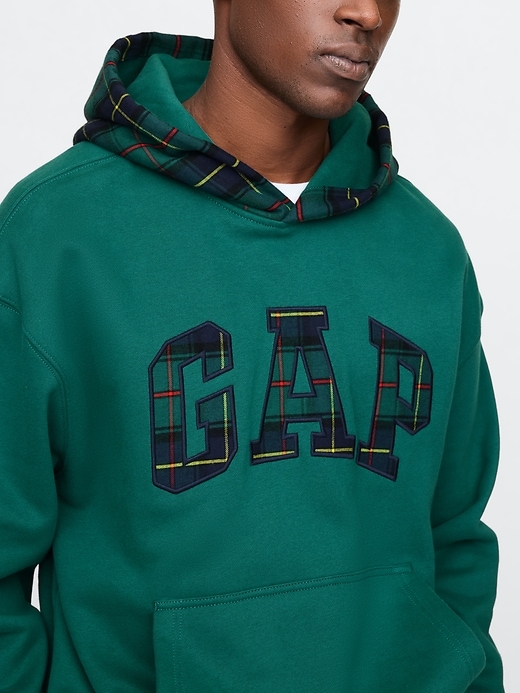 Image number 4 showing, VintageSoft Striped Logo Hoodie