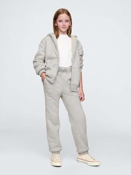 Image number 4 showing, Kids VintageSoft Sherpa-Lined Joggers