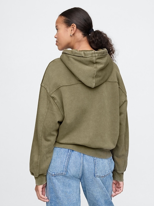 Image number 2 showing, VintageSoft Crop Hoodie