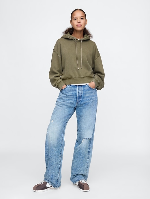 Image number 3 showing, VintageSoft Crop Hoodie