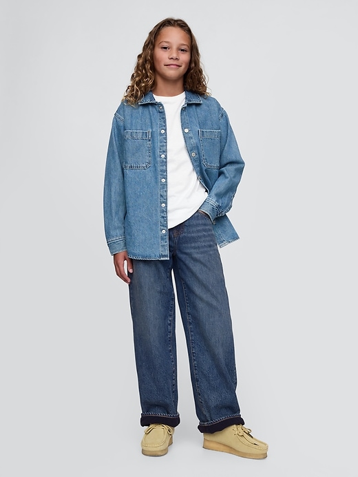 Image number 1 showing, Kids Lined '90s Loose Jeans