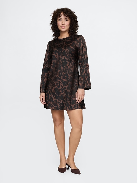 knee length dresses for ladies Romona Satin Mini Dress