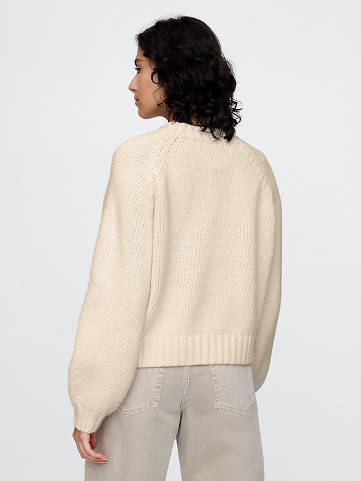 Image number 2 showing, Relaxed Balloon-Sleeve Sweater