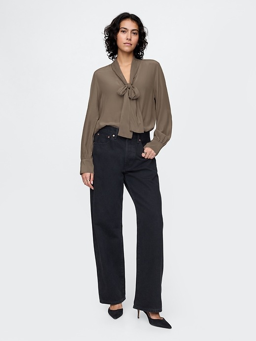 Tie-Neck Top | Gap
