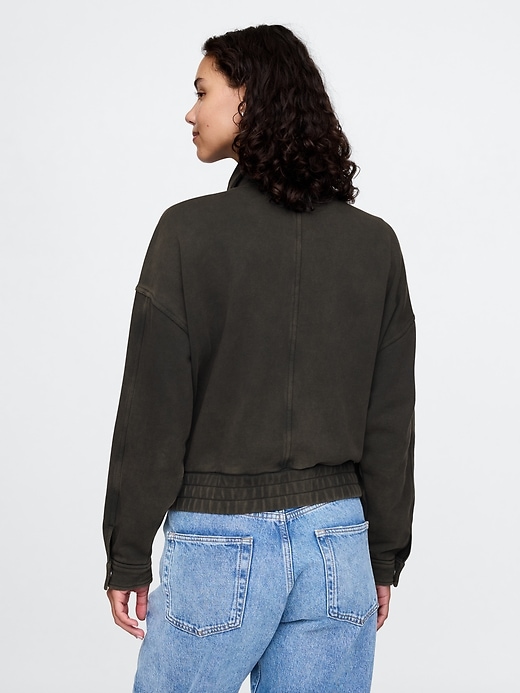 Image number 2 showing, Heavyweight French Terry Bomber Jacket