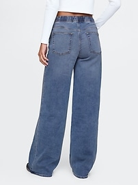 Mid Rise Easy Baggy Jeans