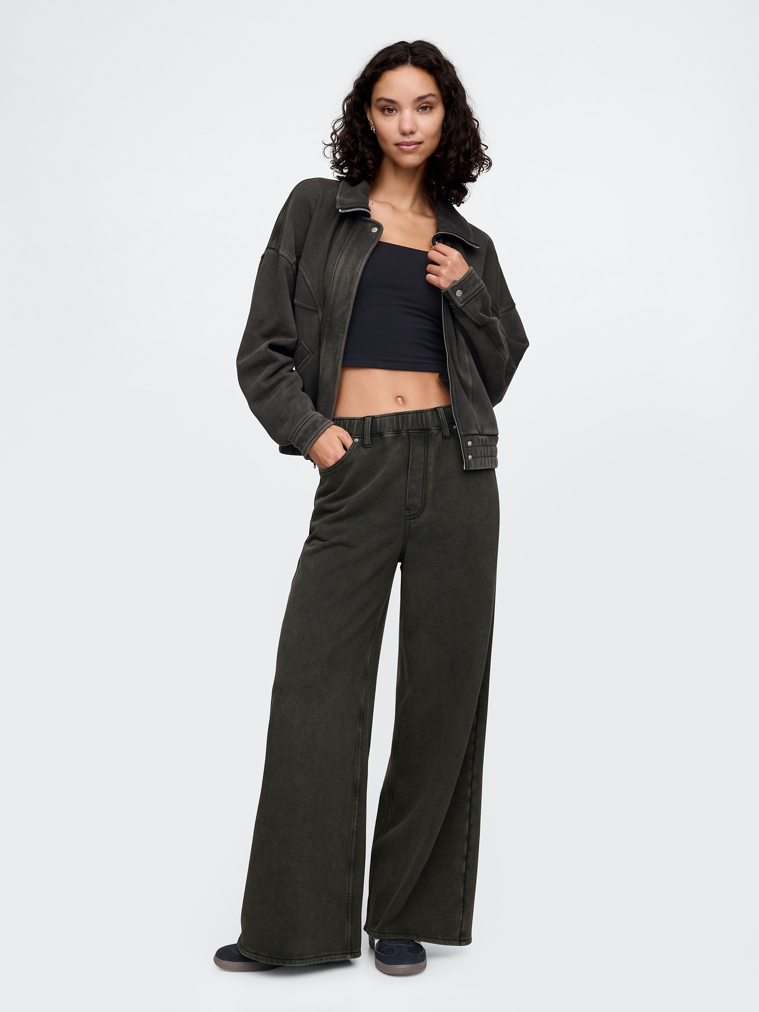 Heavyweight French Terry Baggy Jeans