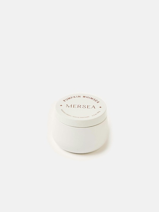 1 of 8 showing, with the color PUMPKIN WHIMSEA of product Mersea Pumpkin Whimsea Toy Shop Tin Candle