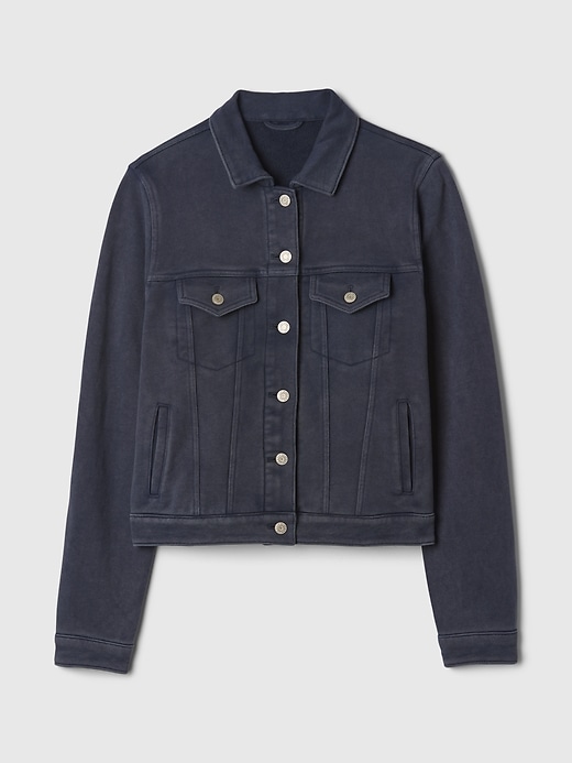 Image number 5 showing, Heavyweight French Terry Icon Denim Jacket