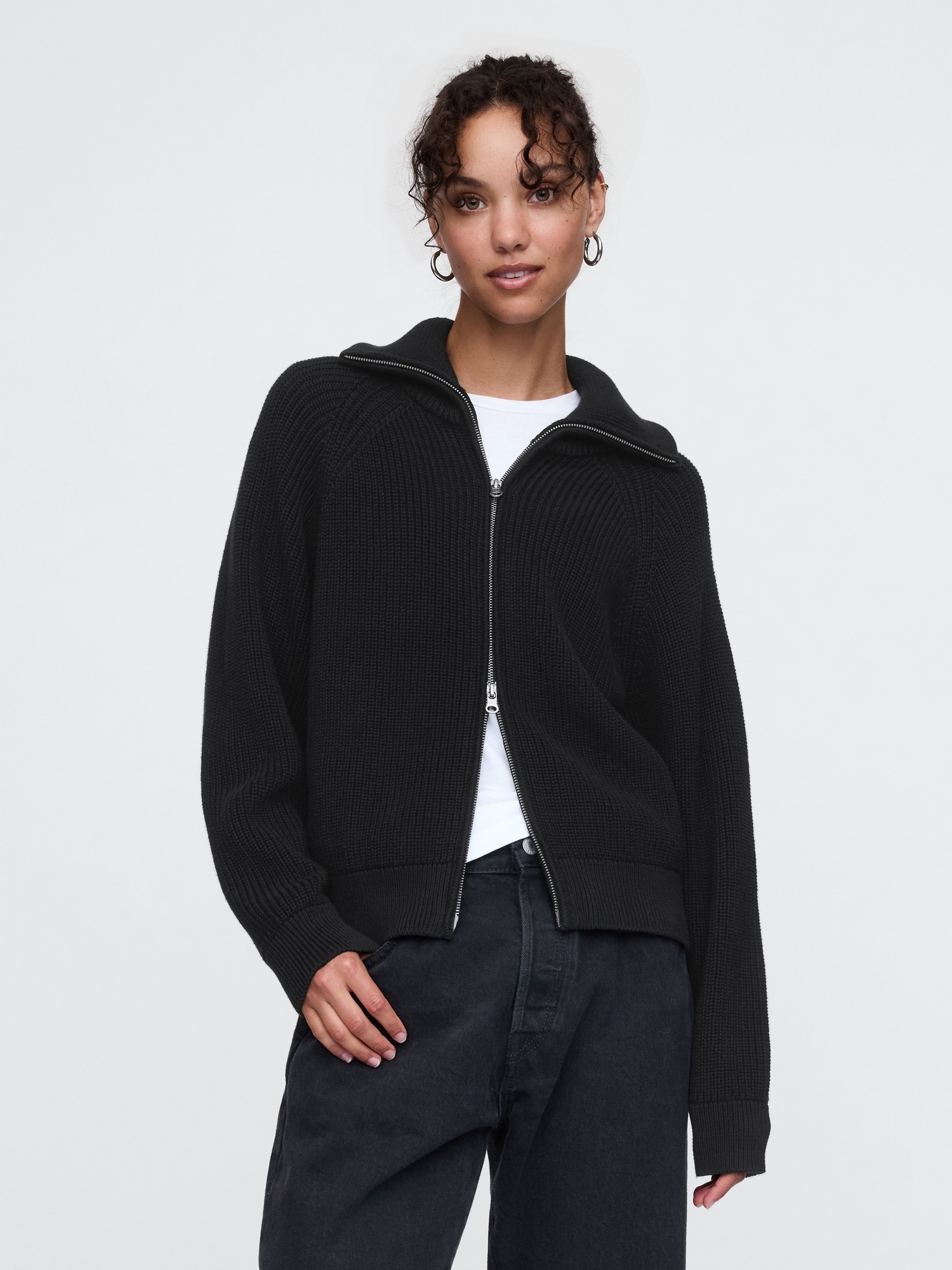 Shaker-Stitch Zip Cardigan | Gap Shaker-Stitch Zip Cardigan | Gap