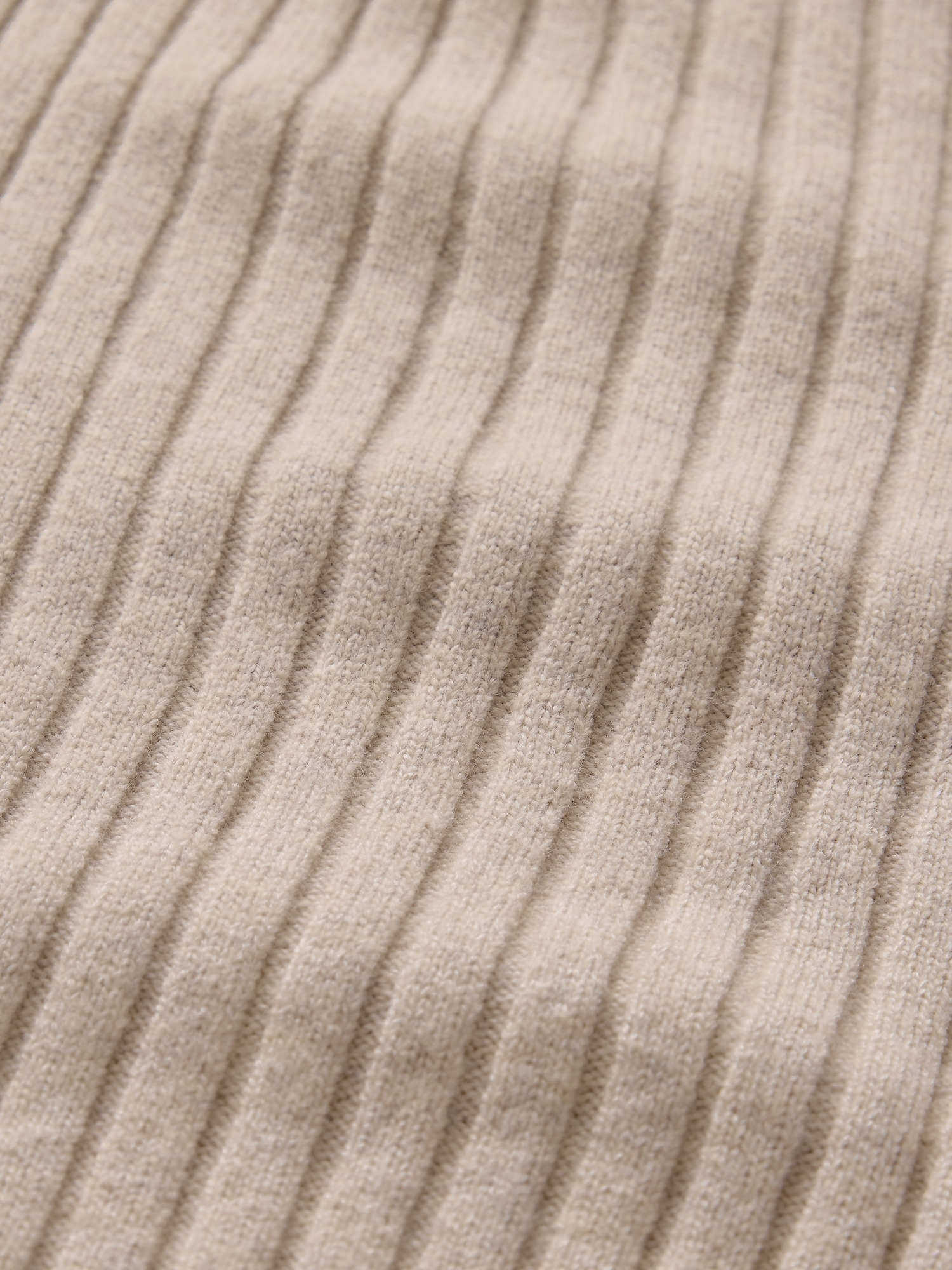 Женские брюки Gap CashSoft Wide Rib Sweater Pants, цвет: Бежевый — фото 4