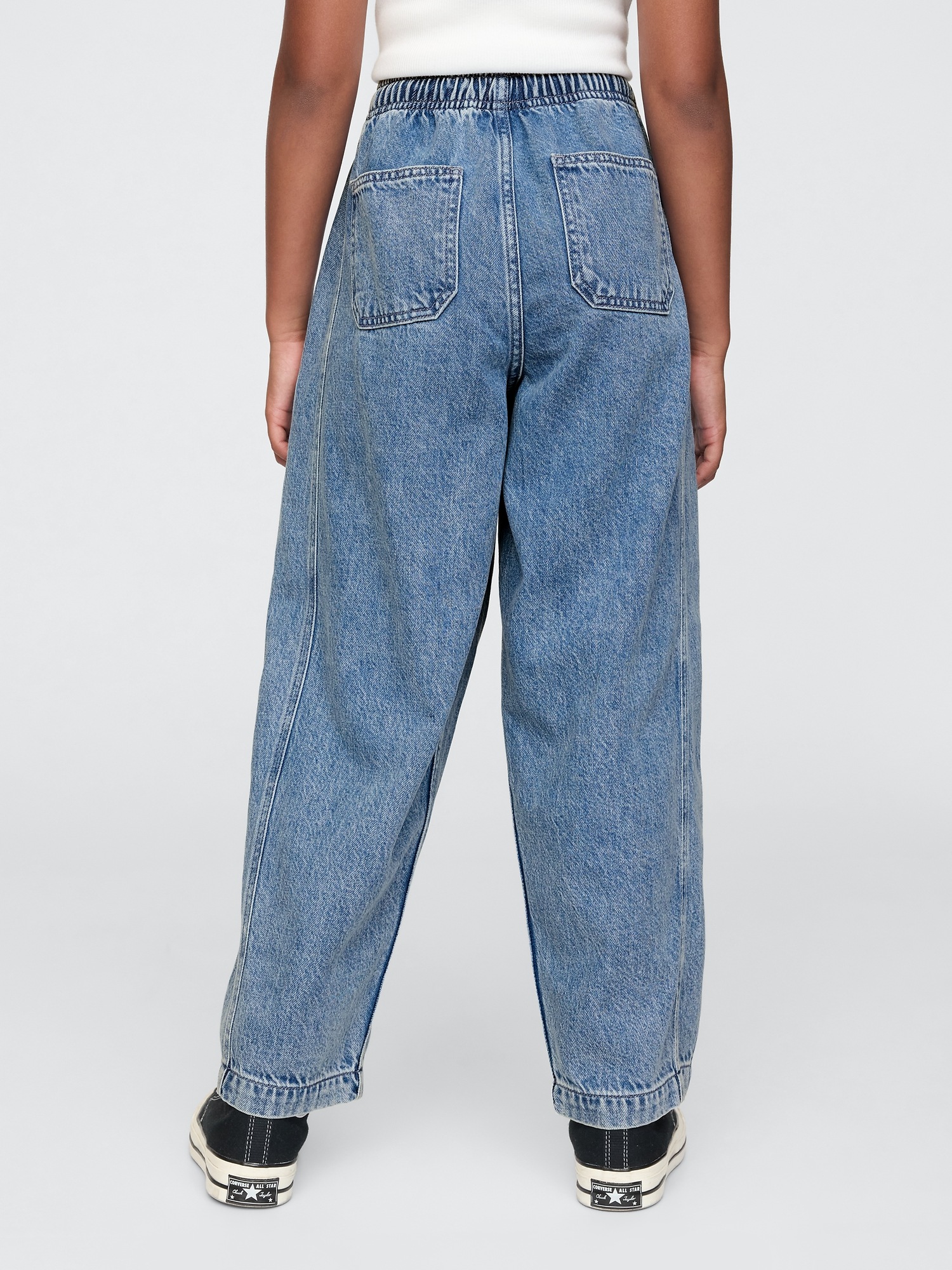Детские джинсы Gap Kids High Rise Ultrasoft Easy Horseshoe Jeans — фото 3