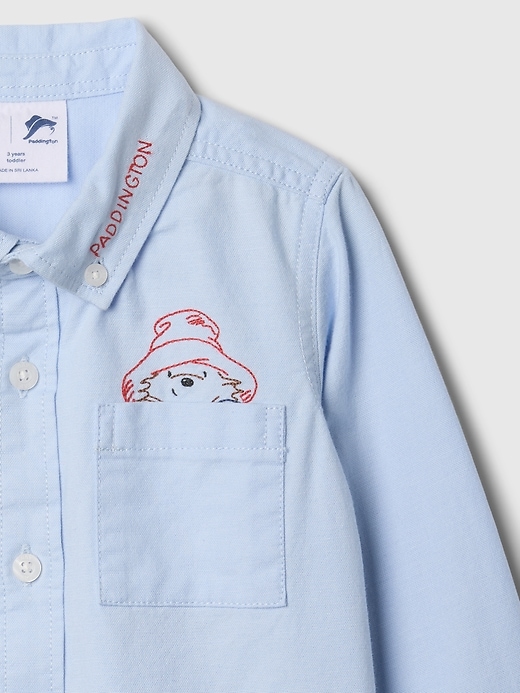 Image number 3 showing, Baby & Toddler Paddington Embroidered Oxford Shirt