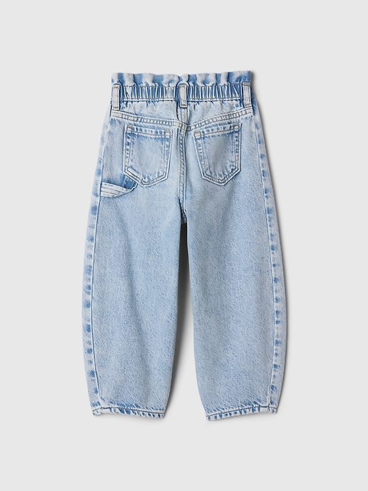 Image number 2 showing, Baby & Toddler Floral Horseshoe Jeans