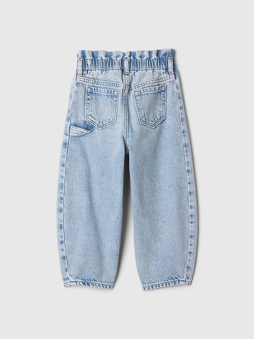 Baby & Toddler Floral Horseshoe Jeans