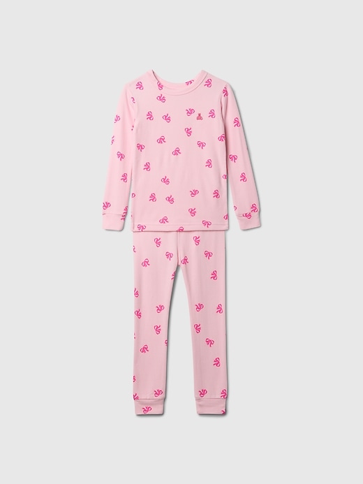 1 of 8 showing, with the color red bows of product Baby & Toddler SuperCozy PJ Set